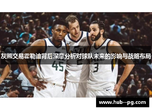 灰熊交易霍勒迪背后深意分析对球队未来的影响与战略布局