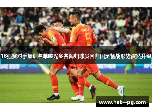 18强赛对手集训名单曝光多名海归球员回归国足备战形势骤然升级